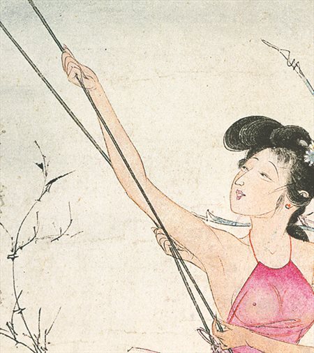 澄江县-胡也佛的仕女画和最知名的金瓶梅秘戏图